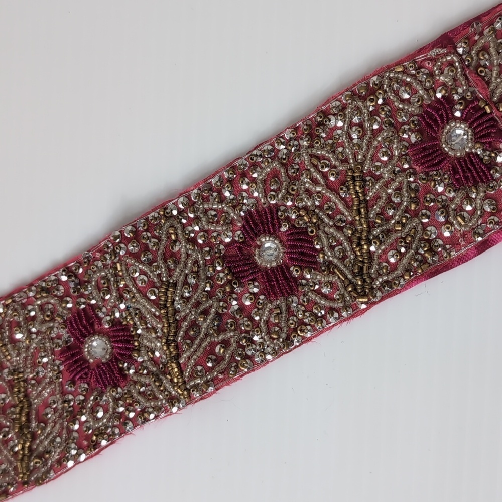 Anthropologie Beaded Belt 67" long - Picture 3 of 9